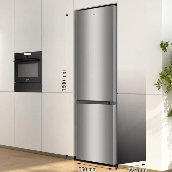 Холодильник Gorenje RK58DPS4 с нижней морозильной камерой 264 л / 180 cm / Серый photo 5
