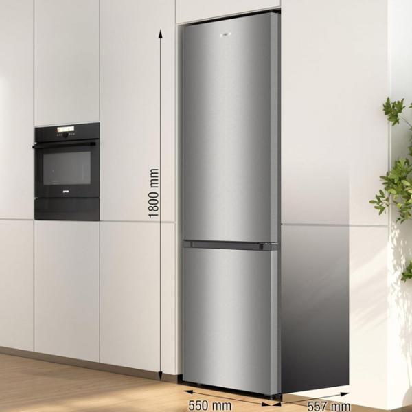 Холодильник Gorenje RK58DPS4 с нижней морозильной камерой 264 л / 180 cm / Серый photo 5