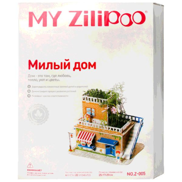 Puzzle Zilipoo Sweet Home 3+/ Количество деталей: 30 photo 1