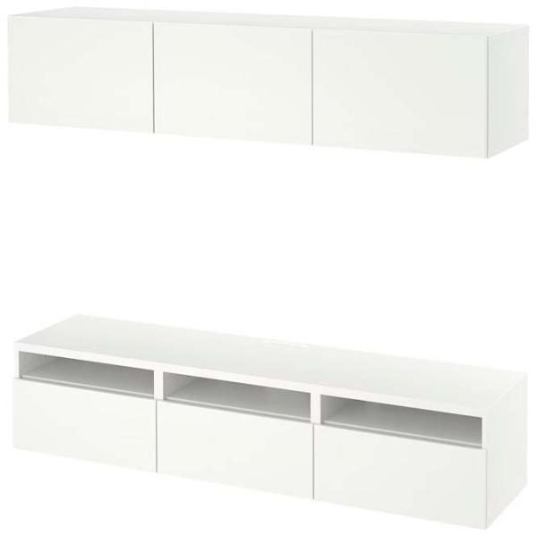Гостиная Ikea Besta/Lappviken Модульная / White photo 1 Гостиная Ikea Besta/Lappviken Модульная / White photo 1