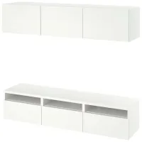 Гостиная Ikea Besta/Lappviken Модульная / White