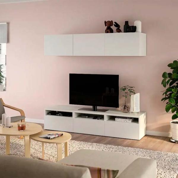 Гостиная Ikea Besta/Lappviken Модульная / White photo 2 Гостиная Ikea Besta/Lappviken Модульная / White photo 2