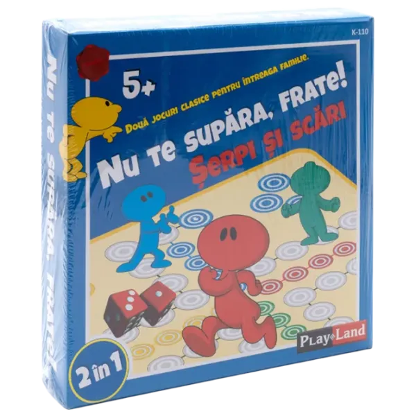 Joc de masă PlayLand Nu te supăra, frate! Șerpi și scări 3+/ Strategie photo 1