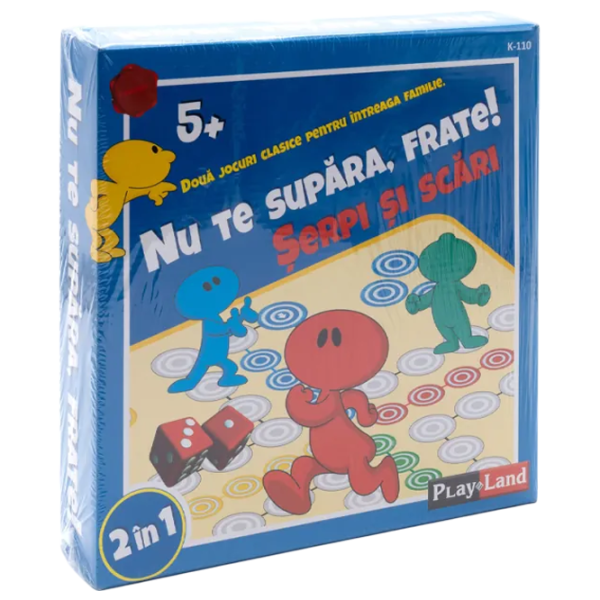 Joc de masă PlayLand Nu te supăra, frate! Șerpi și scări 3+/ Strategie photo 1