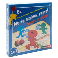 Joc de masă PlayLand Nu te supăra, frate! Șerpi și scări 3+/ Strategie