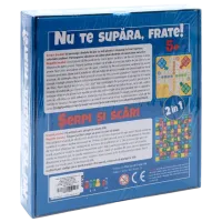 Joc de masă PlayLand Nu te supăra, frate! Șerpi și scări 3+/ Strategie photo 2