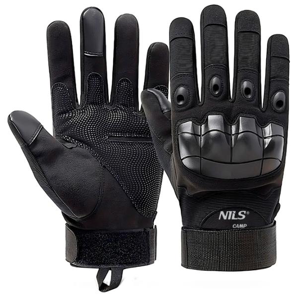 Mănuși tactice pentru bărbați Reis NC1798 Black / Cu degete photo 1