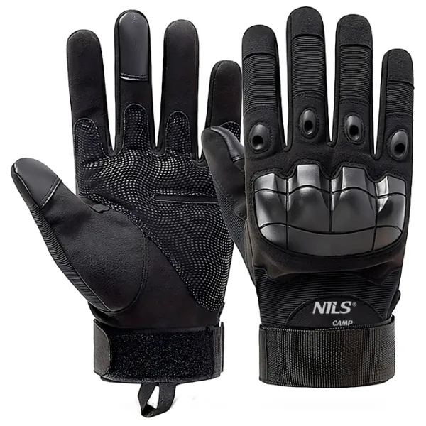 Mănuși tactice pentru bărbați Reis NC1798 Black / Cu degete photo 1