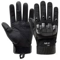 Mănuși tactice pentru bărbați Reis NC1798 Black / Cu degete