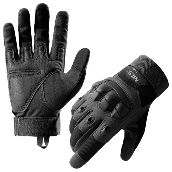 Mănuși tactice pentru bărbați Reis NC1798 Black / Cu degete photo 2