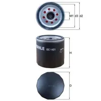 Filtru de ulei Mahle OC 1421 MHL-OC 1421 photo 3
