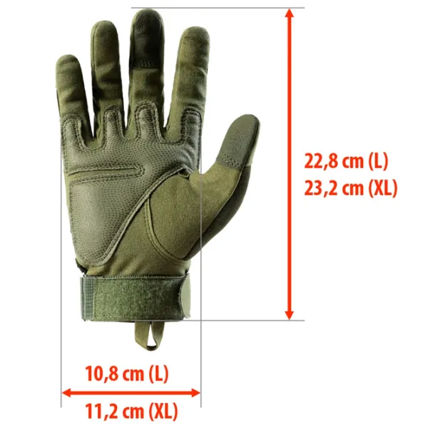 Mănuși tactice pentru bărbați Reis NC1798 Green / Cu degete photo 4