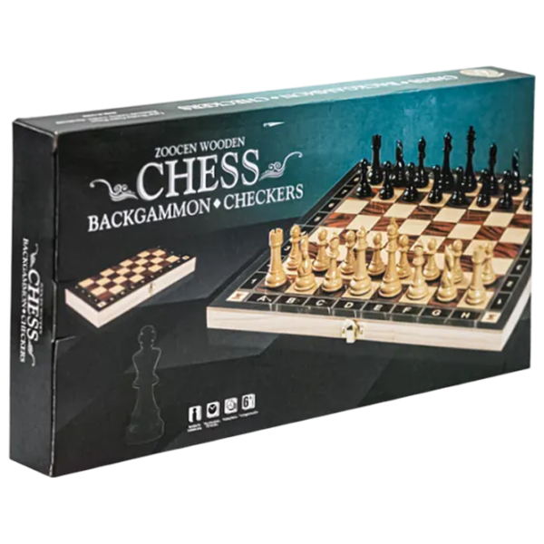 Настольная игра New World 3в1 4+/ Нарде photo 1