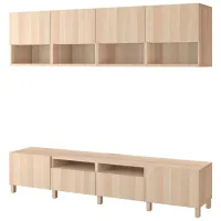 Гостиная Ikea Besta Модульная / Дуб