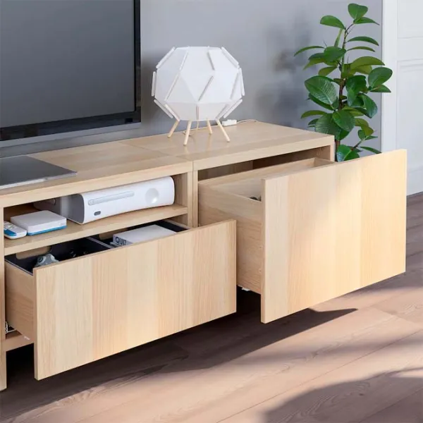 Living Ikea Besta Modulară / Stejar photo 2