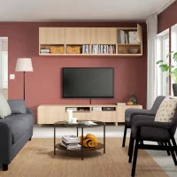 Гостиная Ikea Besta Модульная / Дуб photo 7