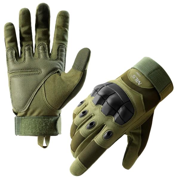 Mănuși tactice pentru bărbați Reis NC1798 Green / Cu degete photo 1