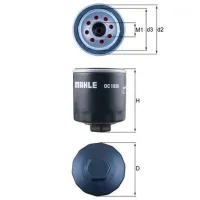 Масляный фильтр Mahle OC 1539 MHL-OC 1539 photo 2