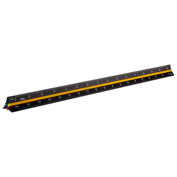 Riglă triunghiulară NEO Tools 52806 300 mm Dreptunghiulară / Aluminiu photo 1