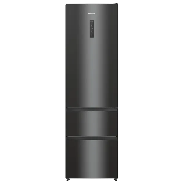 Frigider Hisense RM469N4AFD1 cu congelator jos 368 l / 200 cm / Black photo 1