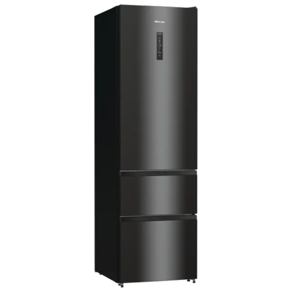Frigider Hisense RM469N4AFD1 cu congelator jos 368 l / 200 cm / Black photo 2