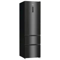 Frigider Hisense RM469N4AFD1 cu congelator jos 368 l / 200 cm / Black photo 2