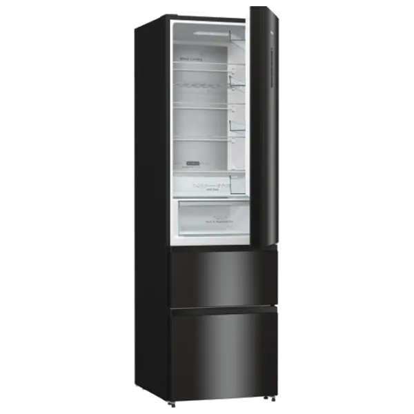 Frigider Hisense RM469N4AFD1 cu congelator jos 368 l / 200 cm / Black photo 4