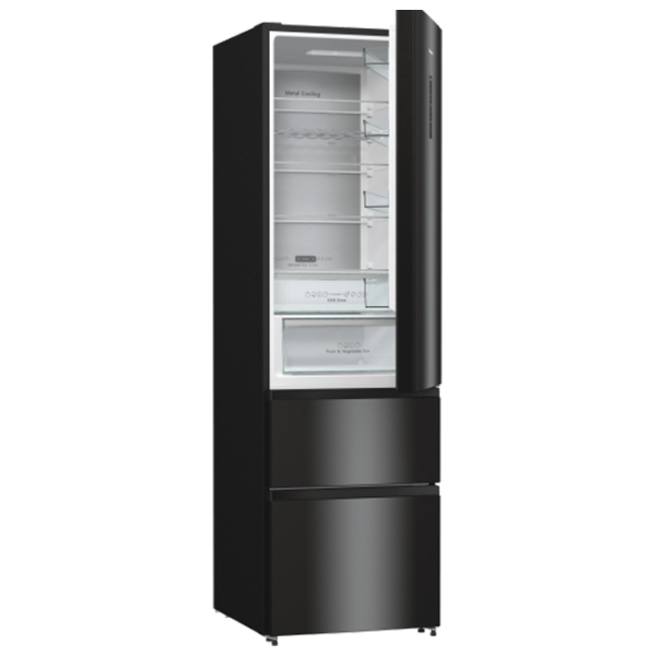Frigider Hisense RM469N4AFD1 cu congelator jos 368 l / 200 cm / Black photo 4