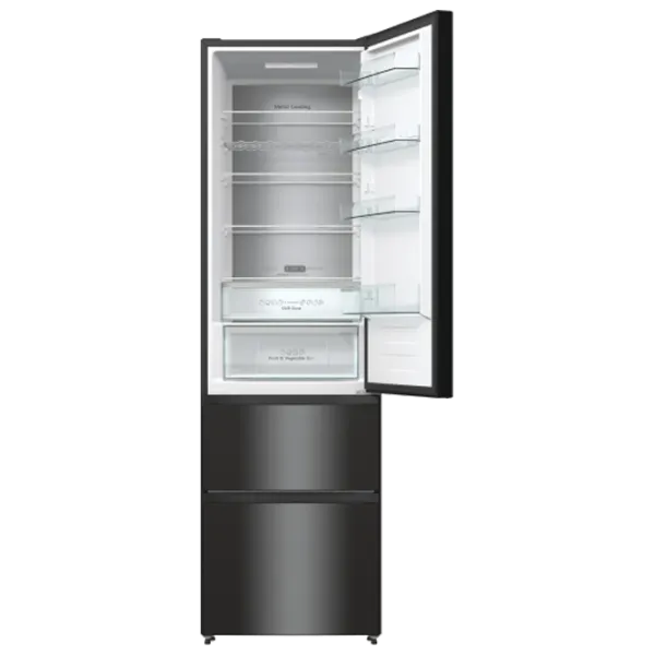 Frigider Hisense RM469N4AFD1 cu congelator jos 368 l / 200 cm / Black photo 6