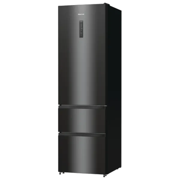Frigider Hisense RM469N4AFD1 cu congelator jos 368 l / 200 cm / Black photo 8