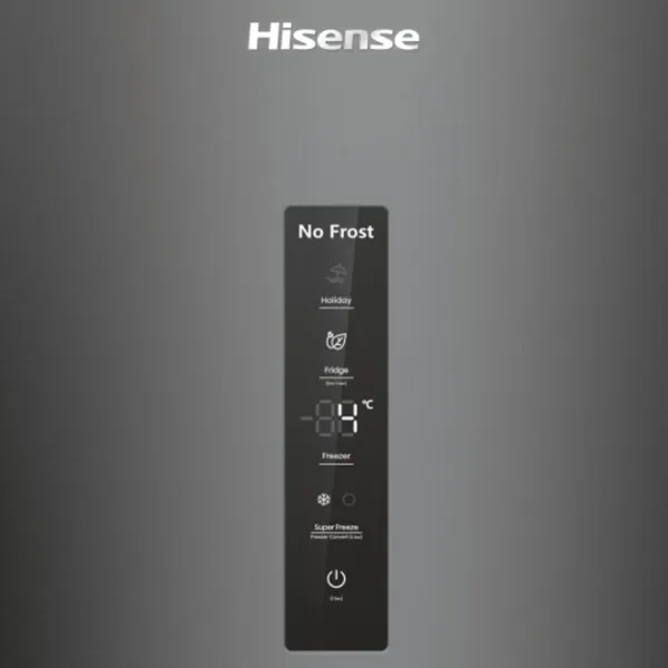 Frigider Hisense RM469N4AFD1 cu congelator jos 368 l / 200 cm / Black photo 10