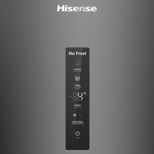 Frigider Hisense RM469N4AFD1 cu congelator jos 368 l / 200 cm / Black photo 10