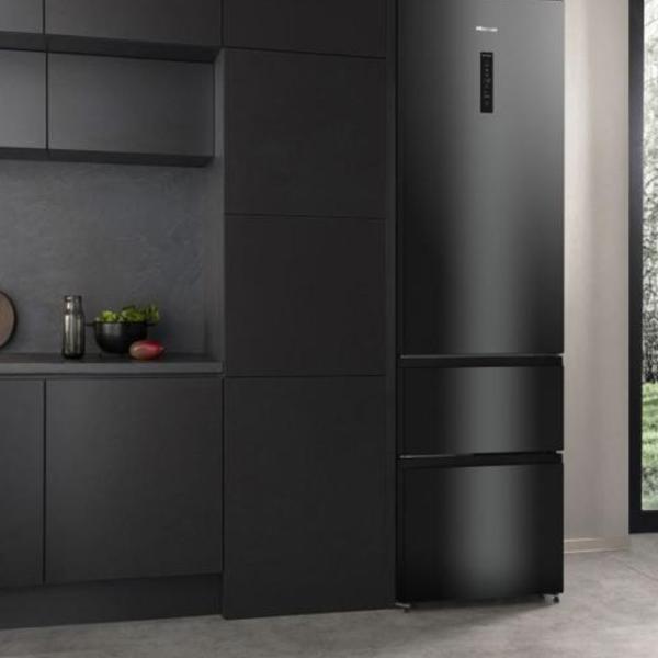 Frigider Hisense RM469N4AFD1 cu congelator jos 368 l / 200 cm / Black photo 14