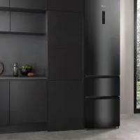 Frigider Hisense RM469N4AFD1 cu congelator jos 368 l / 200 cm / Black photo 14