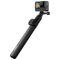 Monopied GoPro Extension Pole + Waterproof Shutter Remote Black