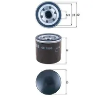 Масляный фильтр Mahle OC 1566 MHL-OC 1566 photo 2