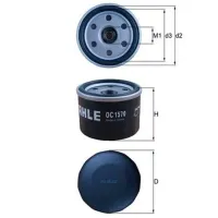 Filtru de ulei Mahle OC 1570 MHL-OC 1570 photo 2