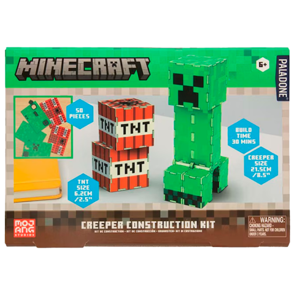 Constructor Paladone Creeper & TNT Construction Kit Figuri/ Green photo 1
