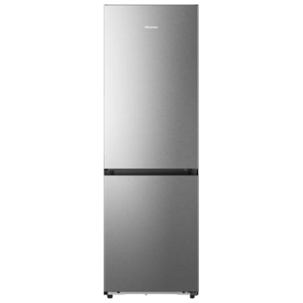 Frigider Hisense RB3K330SAIC cu congelator jos 330 l / 185.6 cm / Inox photo 1