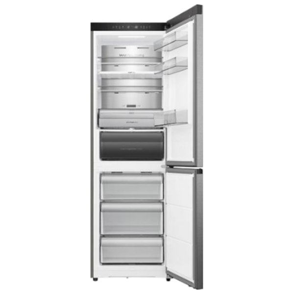 Frigider Hisense RB3K330SAIC cu congelator jos 330 l / 185.6 cm / Inox photo 5