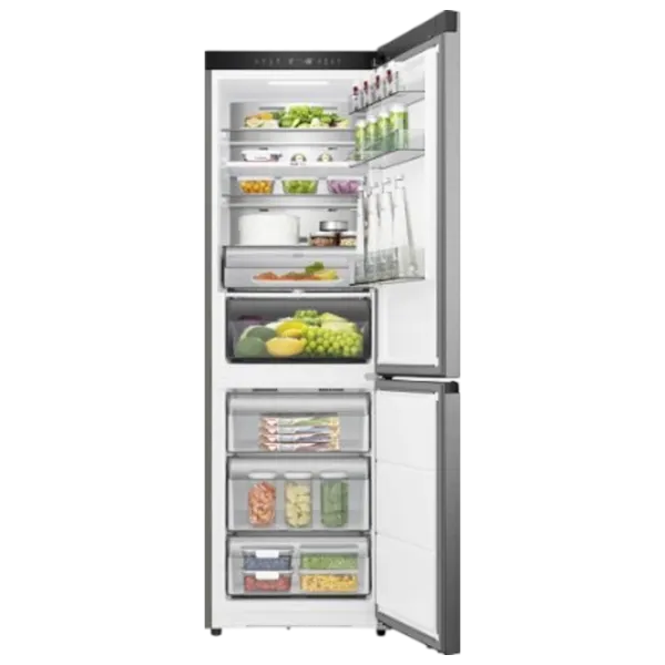 Frigider Hisense RB3K330SAIC cu congelator jos 330 l / 185.6 cm / Inox photo 6