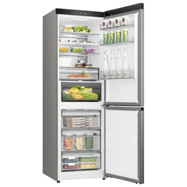 Frigider Hisense RB3K330SAIC cu congelator jos 330 l / 185.6 cm / Inox photo 8