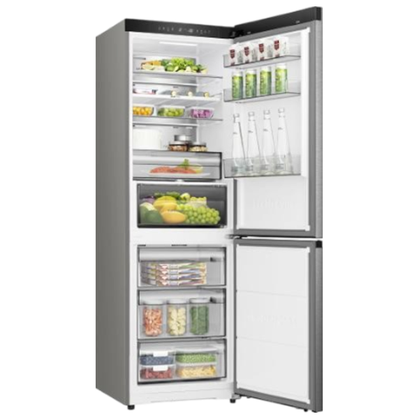 Frigider Hisense RB3K330SAIC cu congelator jos 330 l / 185.6 cm / Inox photo 8