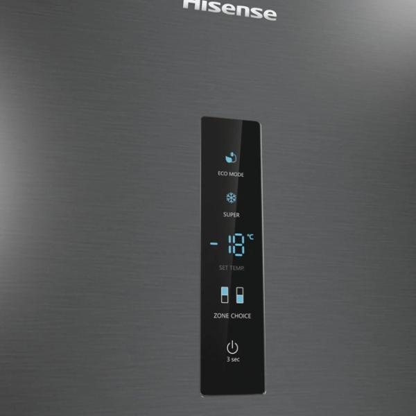 Холодильник Hisense RB470N4EFC1 с нижней морозильной камерой 361 л / 200 cm / Черный photo 7