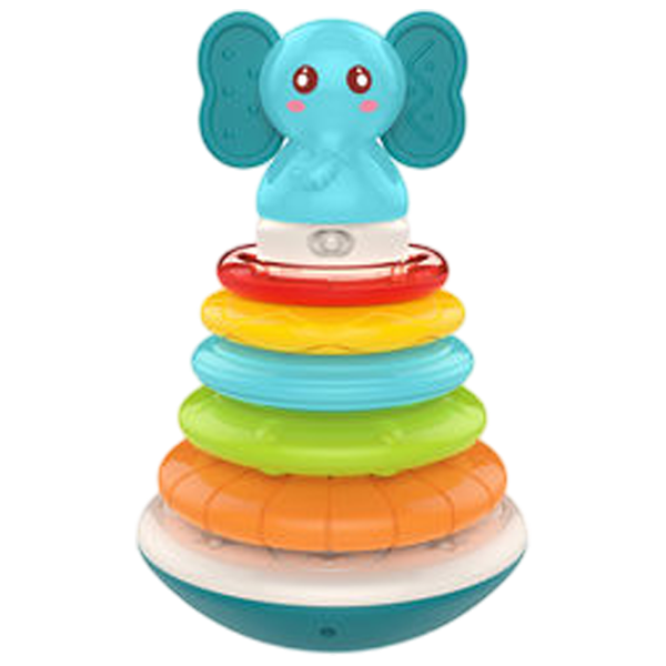 Joc educativ Huanger Musical Stacking Rings 1+/ Joc de logică photo 1