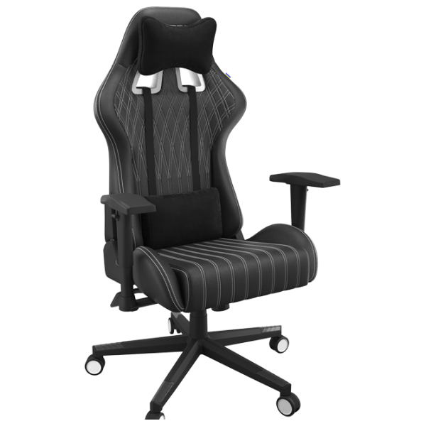 Scaun Gaming Hator Sport Light 2 White Black photo 2 Scaun Gaming Hator Sport Light 2 White Black photo 2
