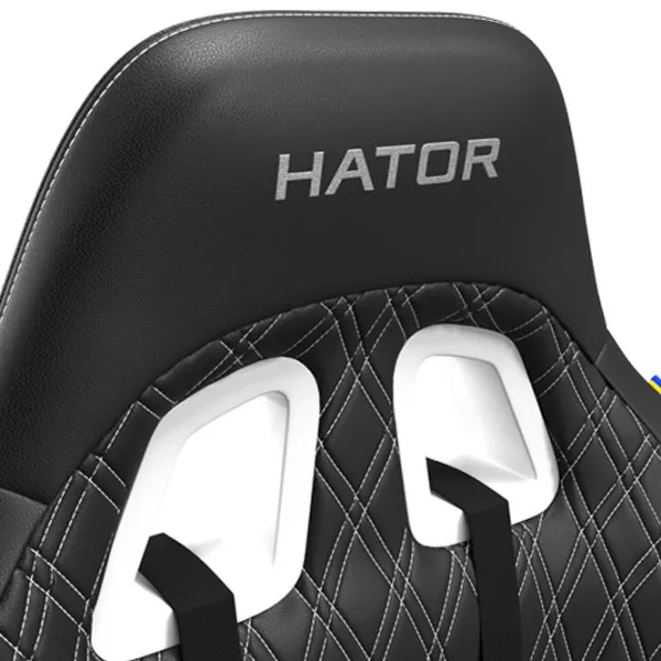 Scaun Gaming Hator Sport Light 2 White Black photo 5 Scaun Gaming Hator Sport Light 2 White Black photo 5