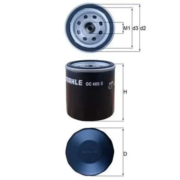 Масляный фильтр Mahle OC 405/3 MHL-OC 405/3 photo 3