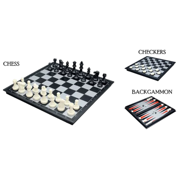 Настольная игра New World Magnetic chess 6+/ Нарде photo 2