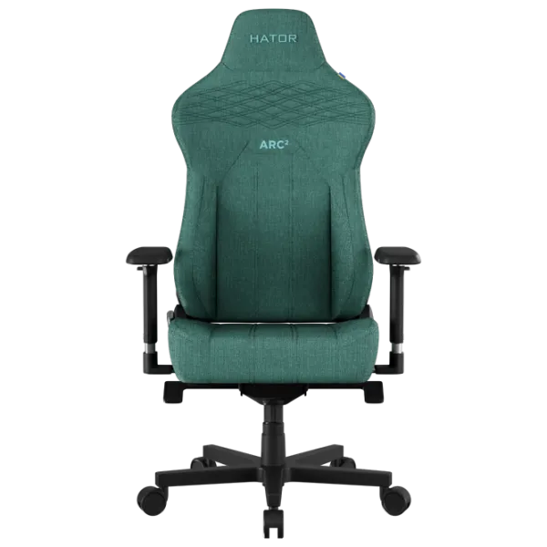 Scaun Gaming Hator Arc 2 XL Fabric Emerald Blue photo 1